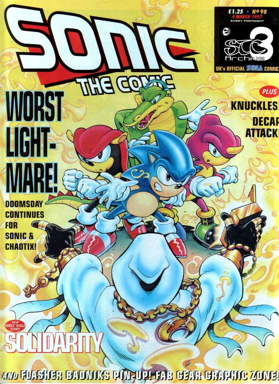Sonic - The Comic Issue No. 098 Cover Page